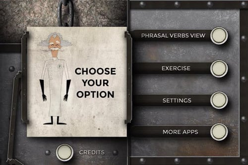 اپلیکیشن آموزش افعال دوقسمتی انگلیسی phrasalstein